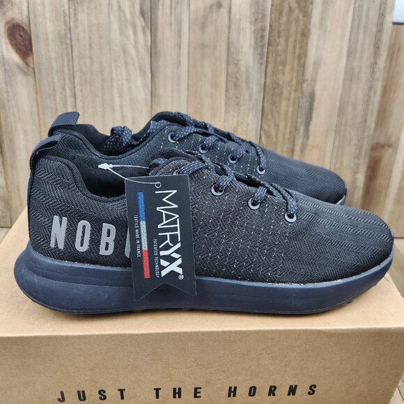 Nobull Matryx Womens size 9.5/Mens size 8 Black Spikeless Golf Shoes - Picture 2 of 11